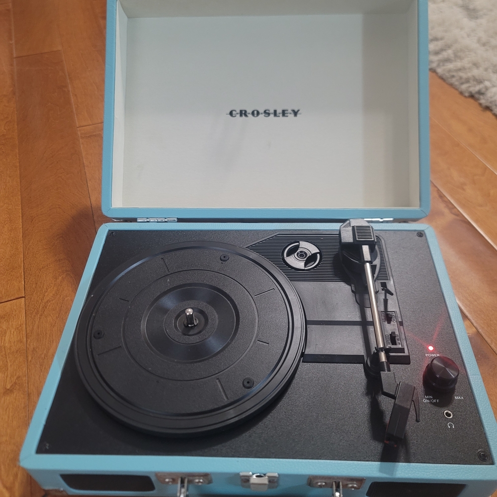 Crosley Turquoise Portable Record Player